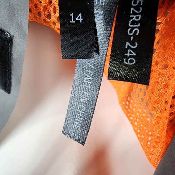 nuage Reflective Hooded Raincoat Silver  Outdoor Size 14 - Picture 4 of 15